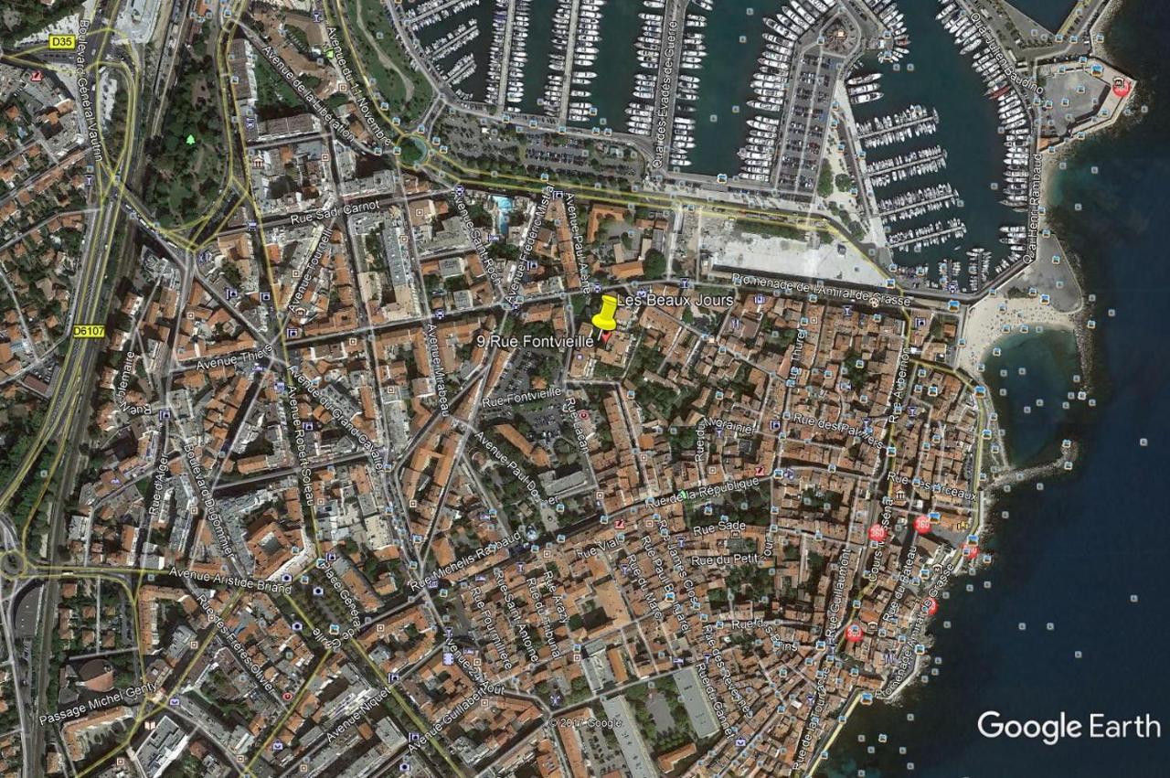 2 Pieces Climatise Avec Balcon Dans Le Vieil Antibes, Residence Avec Ascenseur Eksteriør bilde